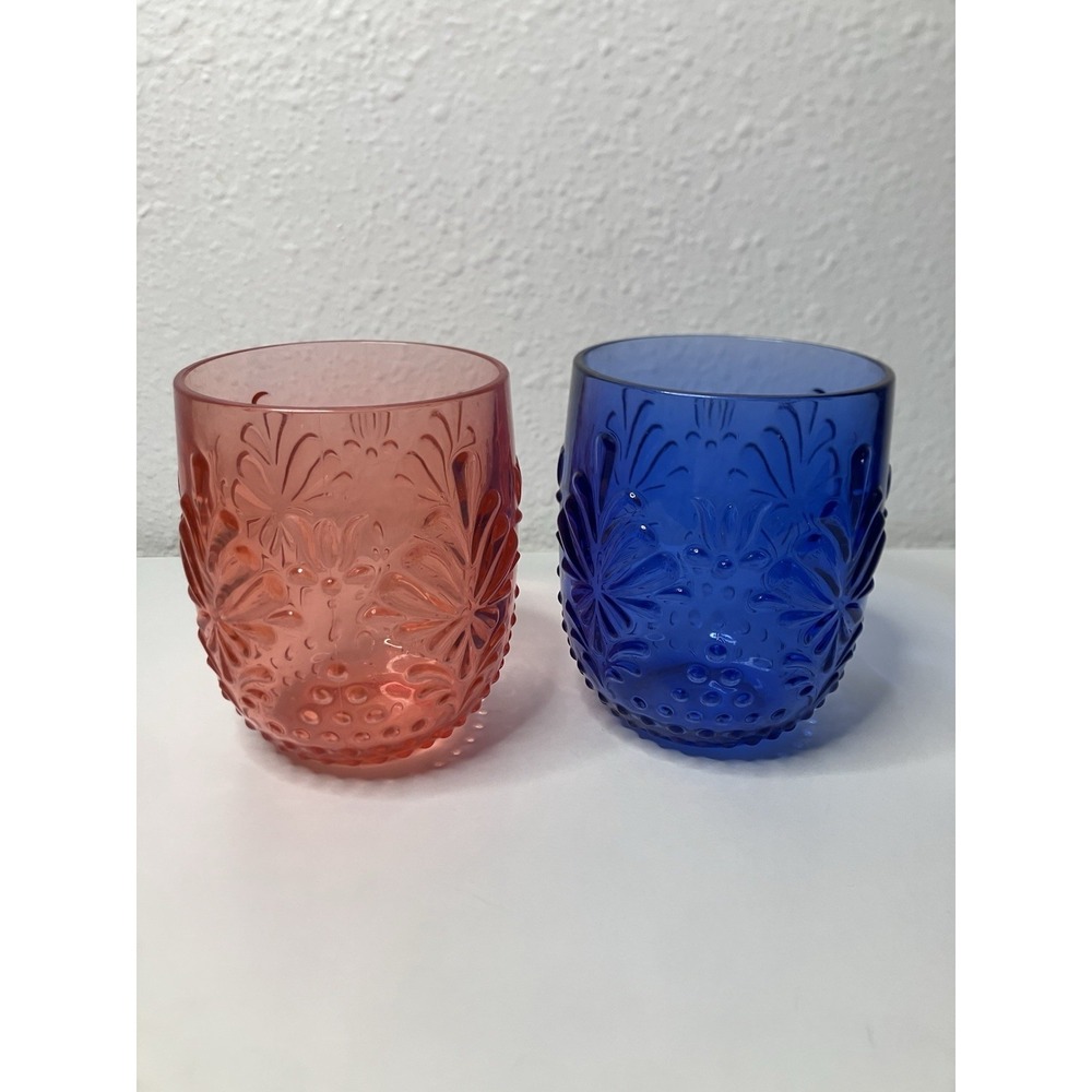 Two Pioneer Woman Acrylic 16 Oz. Short Tumblers Sunny Days